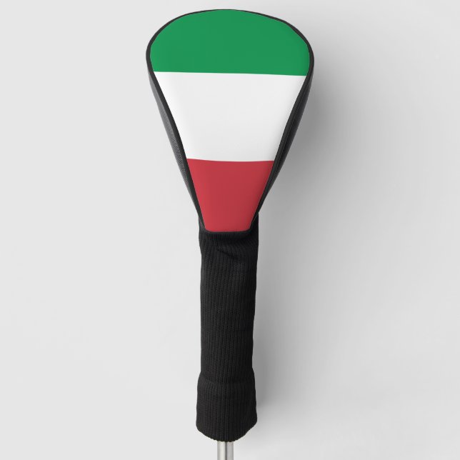 Italien Flaggenstaat Italienisches Patriotikum Golf Headcover (Vorderseite)
