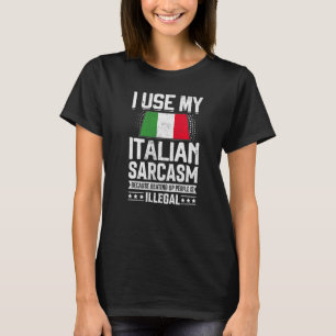 Italien Flaggenstaaten für Italiener Männer und Fr T-Shirt