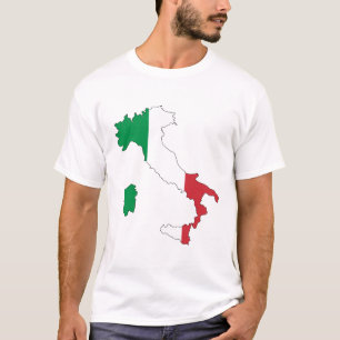 ITALIEN - FLAGKARTE/ROM/WAPPEN/FARBEN T-Shirt