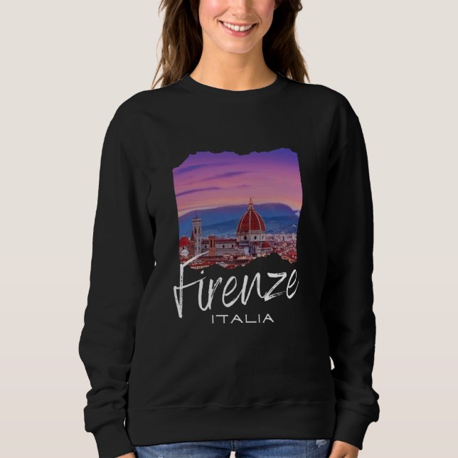 Italien Florence Souvenir Florence Sweatshirt (Vorderseite)