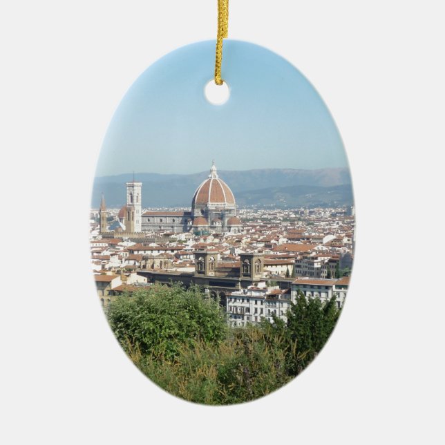 Italien Florenz Duomo-Michelangelo-Quadrat (neu) Keramik Ornament (Vorne)