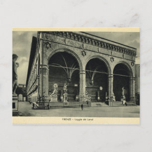 Italien, Florenz, Firenze, 1908, Loggia dei Lanzi Postkarte