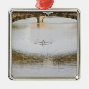 Italien, Florenz, Rudern Sculls mit Ornament Aus Metall