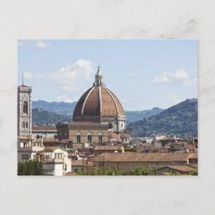 Italien, Florenz, Stadtbild mit Duomo Postkarte
