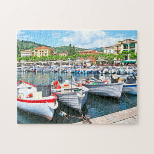 Italien Foto landschaftlicher Seehafen Puzzle