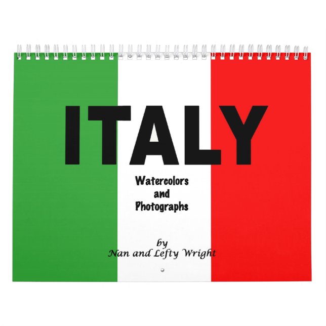 Italien Foto- und Aquarellkalender Kalender (Titelbild)
