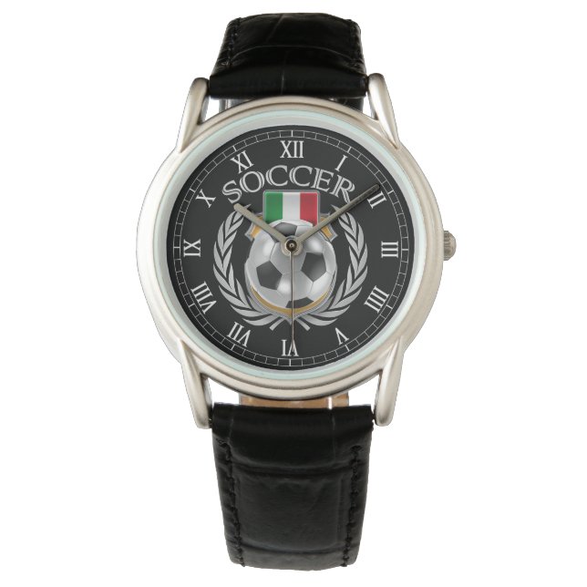 Italien Fußball-Fangerät 2016 Armbanduhr (Vorderseite)