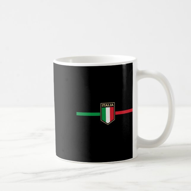 Italien Fußball Italia Footbyll Fan  Kaffeetasse (Rechts)