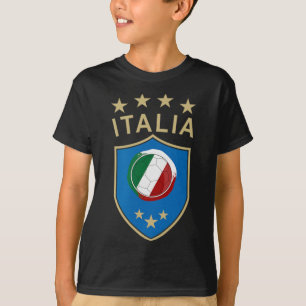 Italien Fußball - Italienische Italia-Flagge Footb T-Shirt