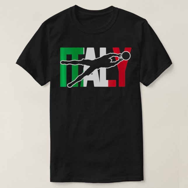 Italien Fußball Jersey Italia Azzurri Geschenke fü T-Shirt (Design vorne)
