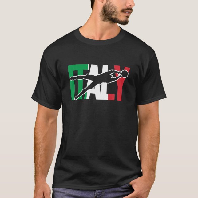 Italien Fußball Jersey Italia Azzurri Geschenke fü T-Shirt (Vorderseite)