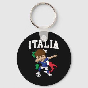 Italien Fußball Junge Italienisch Italien Flagge K Schlüsselanhänger