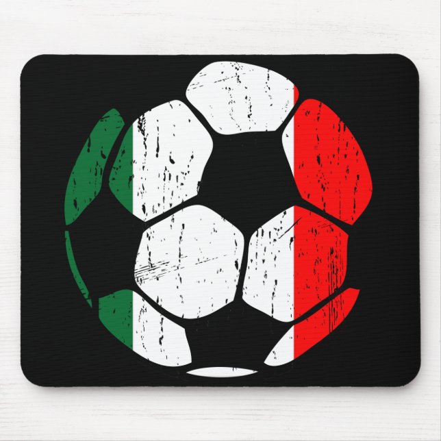 Italien-Fußball Mousepad (Vorne)