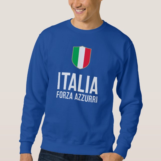 Italien Fußball-Shirt Sweatshirt (Vorderseite)