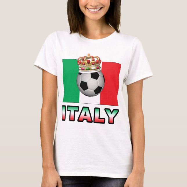 Italien-Fußball T-Shirt (Vorderseite)