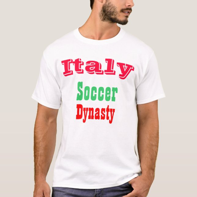 Italien Fußball-T - Shirt (Vorderseite)