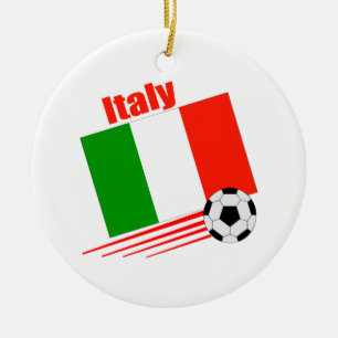 Italien-Fußball-Team Keramik Ornament