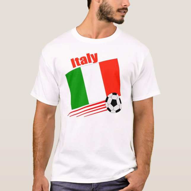 Italien-Fußball-Team T-Shirt (Vorderseite)