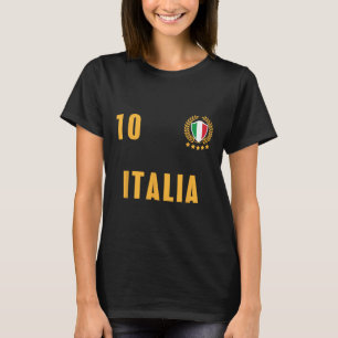 Italien Fußballtrikot Italia Footbyll Team Spaß T-Shirt