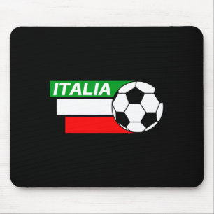 Italien Fußballtrikot Italienische Flaggenfarben F Mousepad