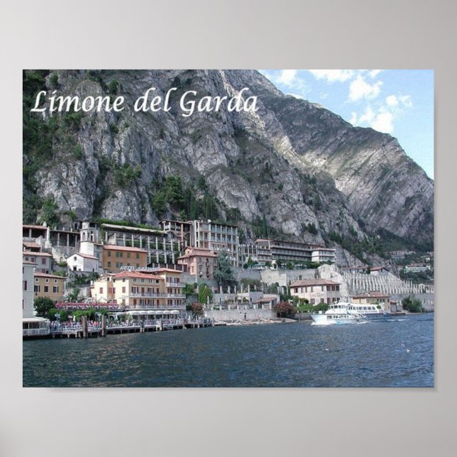 Italien - Gardasee - Limone del Garda - Poster (Vorne)