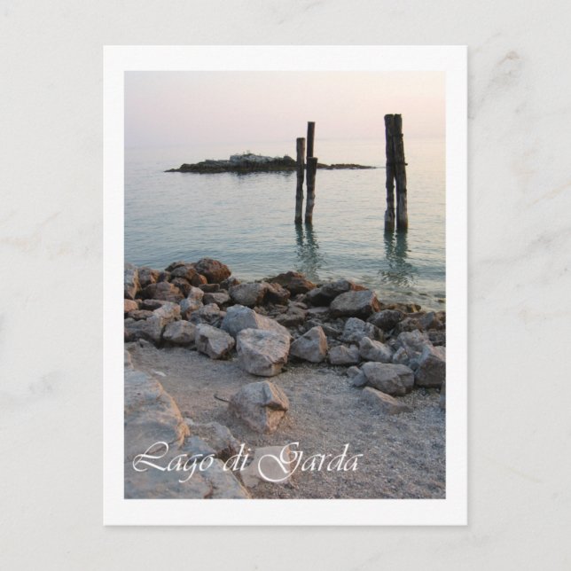 Italien, Gardasee Postkarte (Vorderseite)