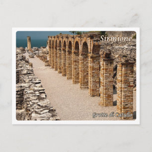 Italien - Gardasee - Sirmione - Grotte di Catullo Postkarte
