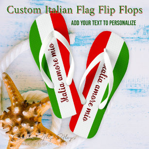 Italien Geschenk für Italienische Liebhaber, itali Flip Flops