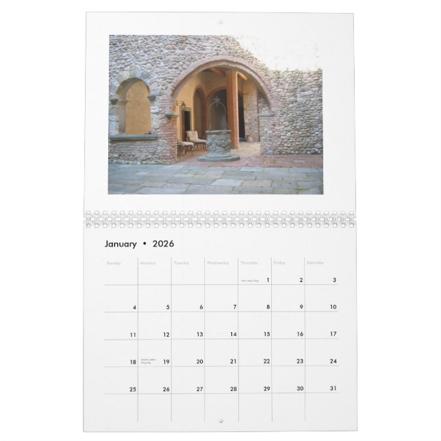 Italien-Geschmack und Reise 2009 Kalender (Jan 2026)