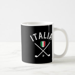 Italien Golf - Italienische Flagge Golf Tee Kaffeetasse
