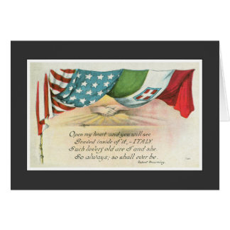 Italien gravierte auf meinem Herzen