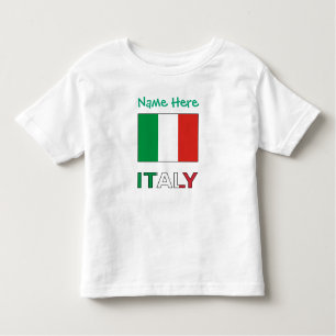 Italien - Grüne Persönlichkeit der italienischen F Kleinkind T-shirt