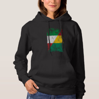 Italien Guinea Flaggen - Italienisch-guineisch Hoodie