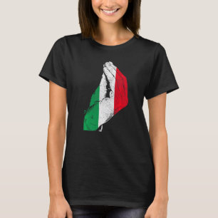 Italien Hand Gesture Italia Flag Pride T-Shirt