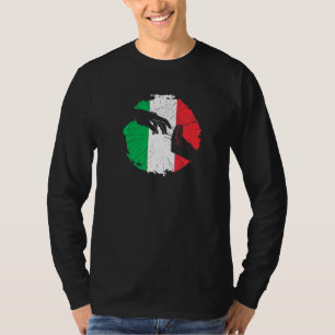 Italien Hand Gesture Italienische Hand Gesture Mic T-Shirt