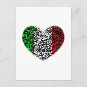 Italien Herz Postkarte