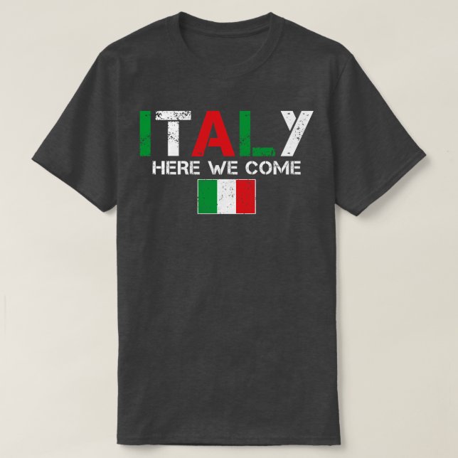 Italien Hier kommen wir Matching italienischen Fam T-Shirt (Design vorne)