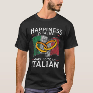 Italien Hochzeit Verheiratetes Erbe der Italienisc T-Shirt