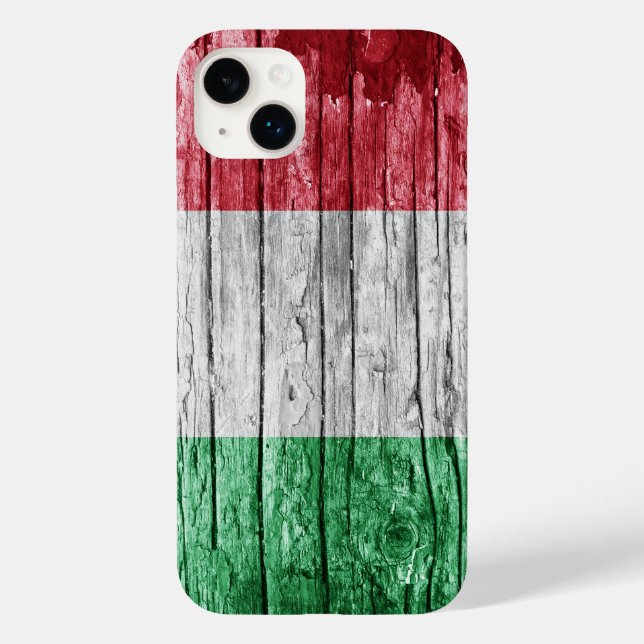 Italien - Holzflagge Case-Mate iPhone Hülle (Rückseite)