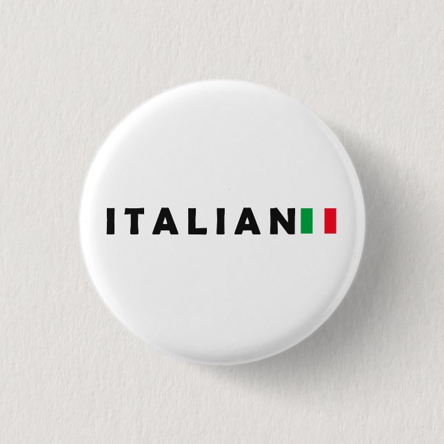 Italien, I Liebe Italien Button (Vorderseite)