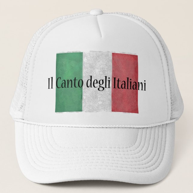 Italien - Il Canto degli Italiani Truckerkappe (Vorderseite)