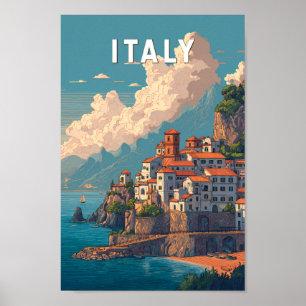 Italien Illustration Reise Kunst Vintage Poster
