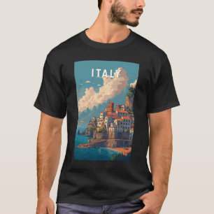 Italien Illustration Reise Kunst Vintage T-Shirt