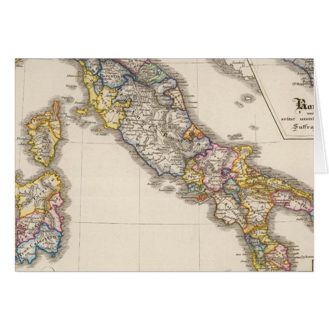 Italien in seine kirchliche Abteilung (Vorderseite (Horizontal))