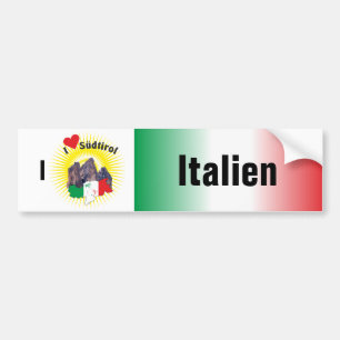 Italien - Italia Autoaufkleber