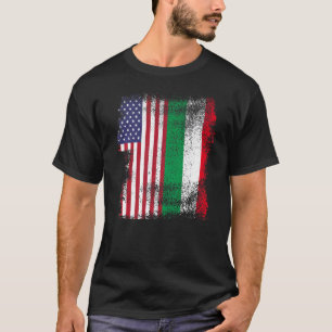 Italien Italia Italia American Flag Prix Vintag T-Shirt