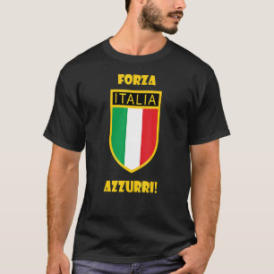 Italien Italia Sport Retro Vintage Trikot Forza Az T-Shirt