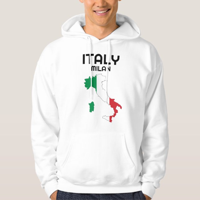 Italien, Italien, Italien, Flagge, Italien, Hoodie (Vorderseite)