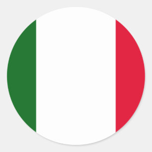 Italien, Italien Runder Aufkleber