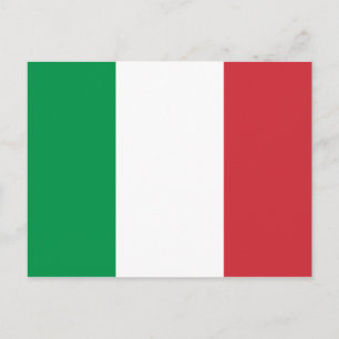 Italien (Italienisch) Flag Postkarte